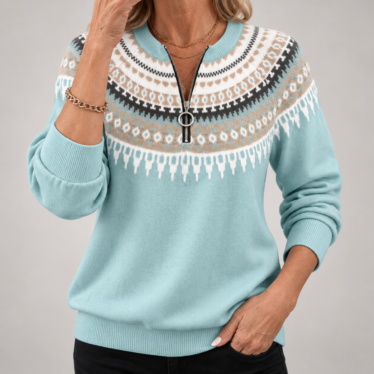 Annemieke | Felpa con Zip