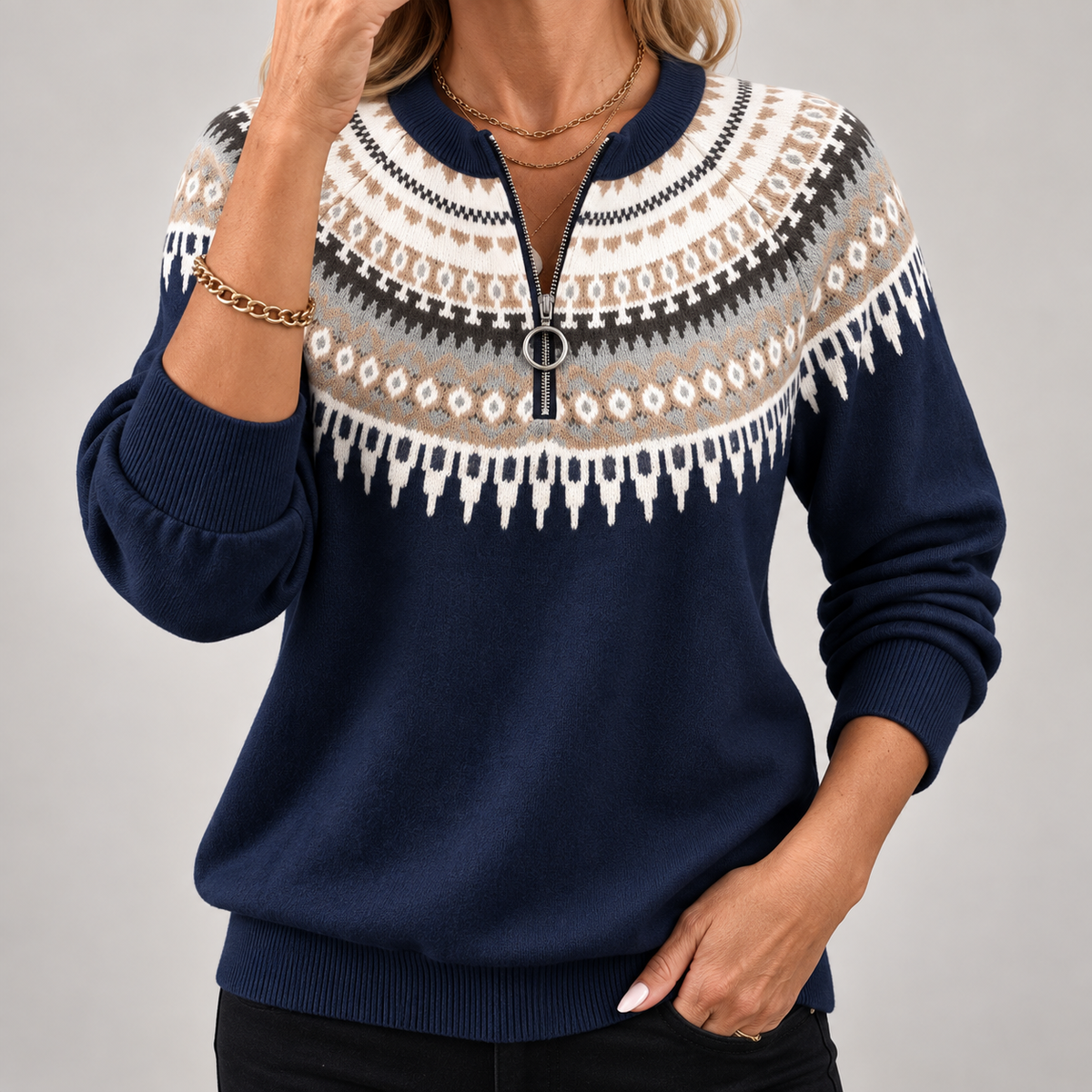 Annemieke | Felpa con Zip