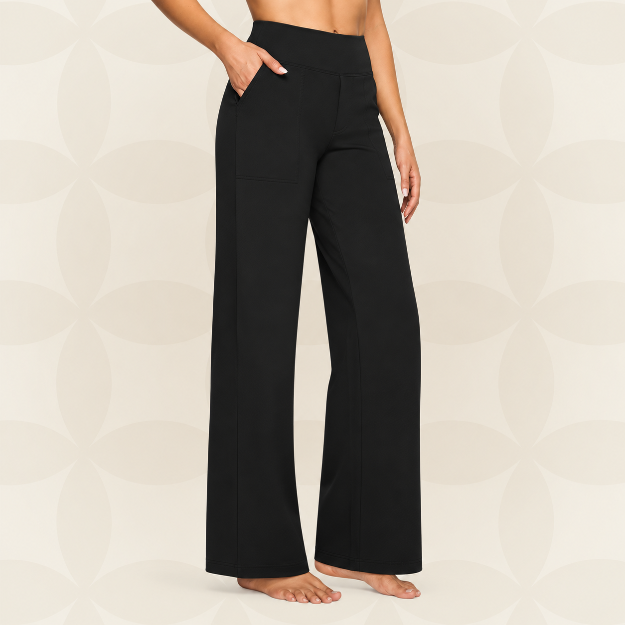 Pantaloni a Gamba Larga Eleganti e Comodi