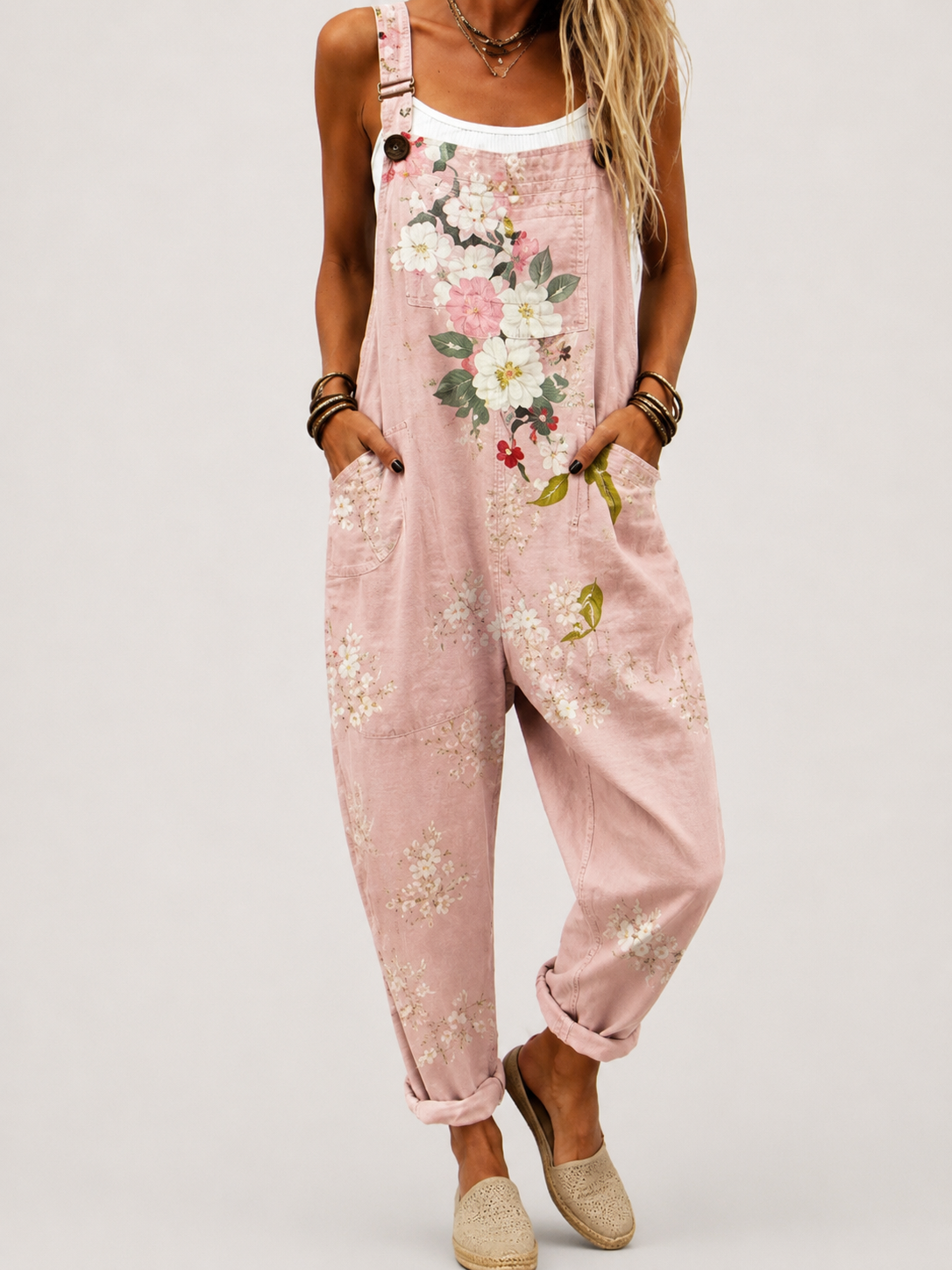Salopette Floreale – Comfort & Stile