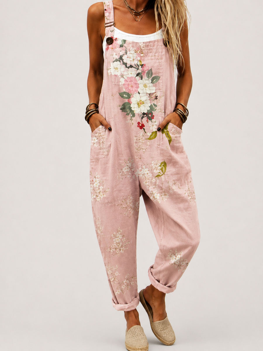 Salopette Floreale – Comfort & Stile