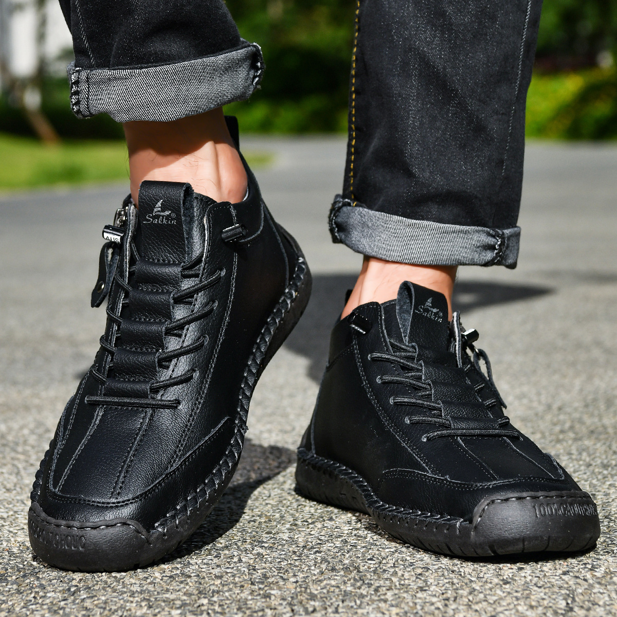 Giovanni | Scarpe in Nabuk con Zip