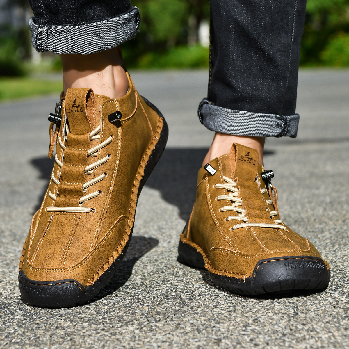 Giovanni | Scarpe in Nabuk con Zip