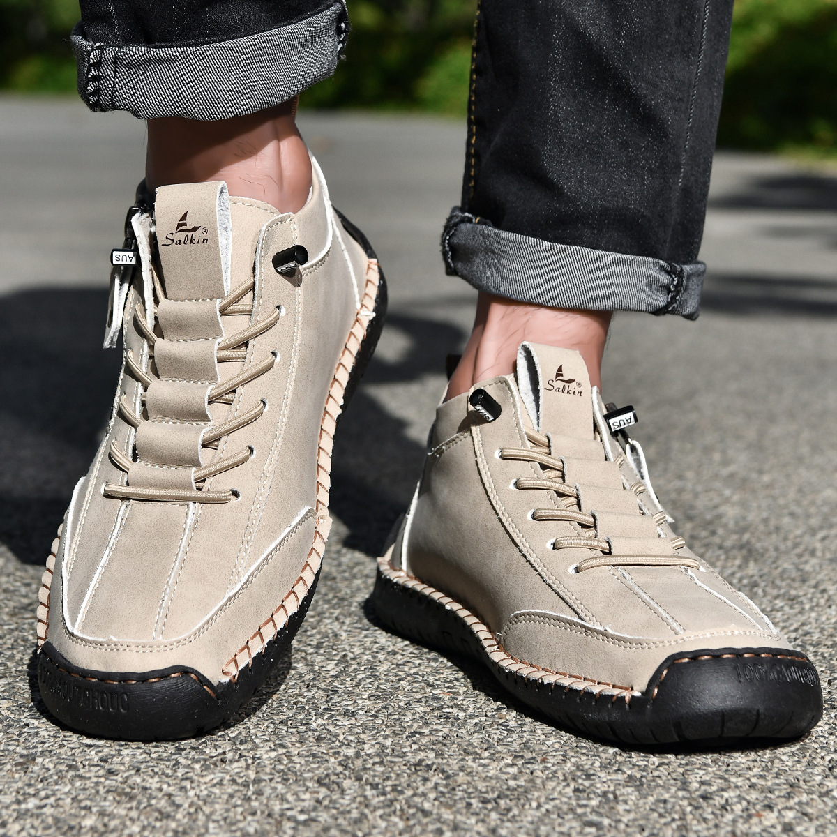 Giovanni | Scarpe in Nabuk con Zip