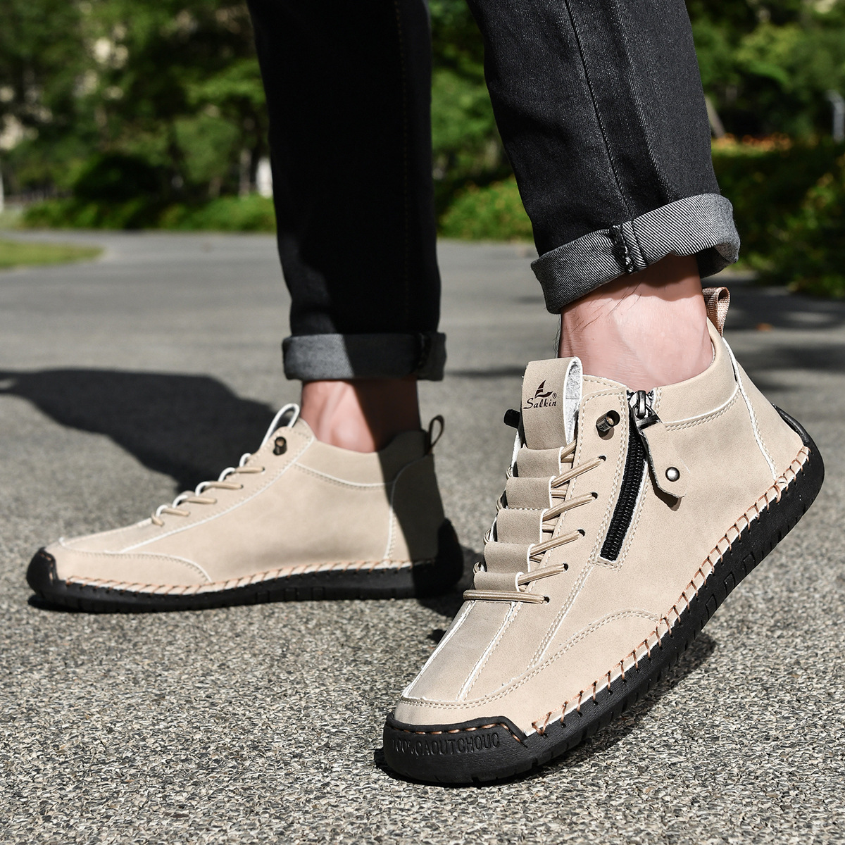 Giovanni | Scarpe in Nabuk con Zip