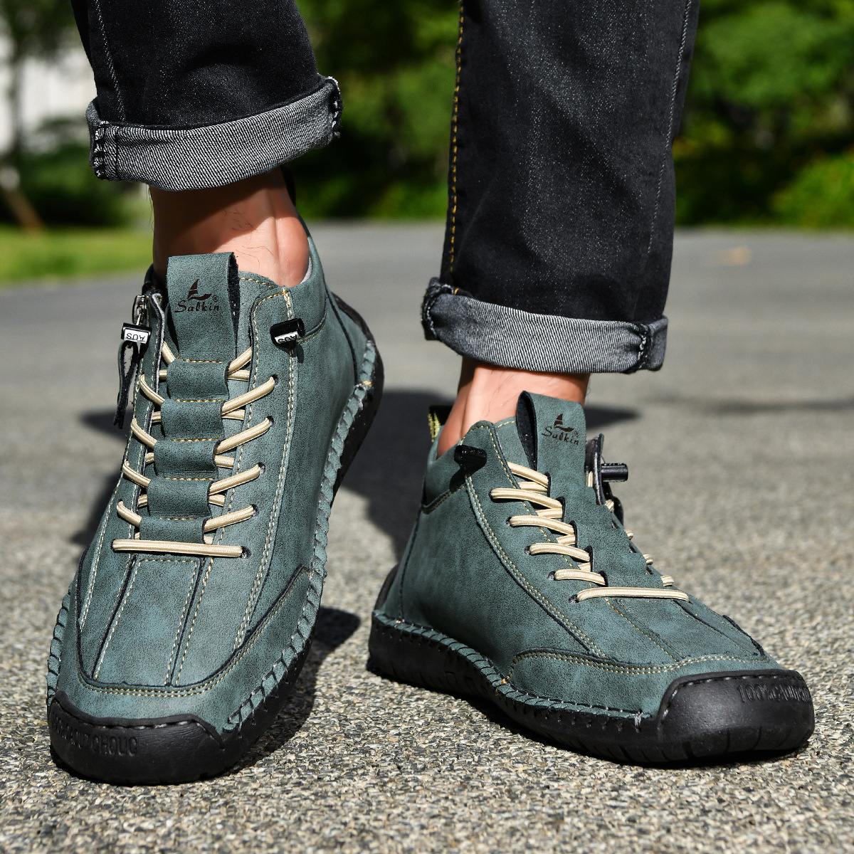 Giovanni | Scarpe in Nabuk con Zip