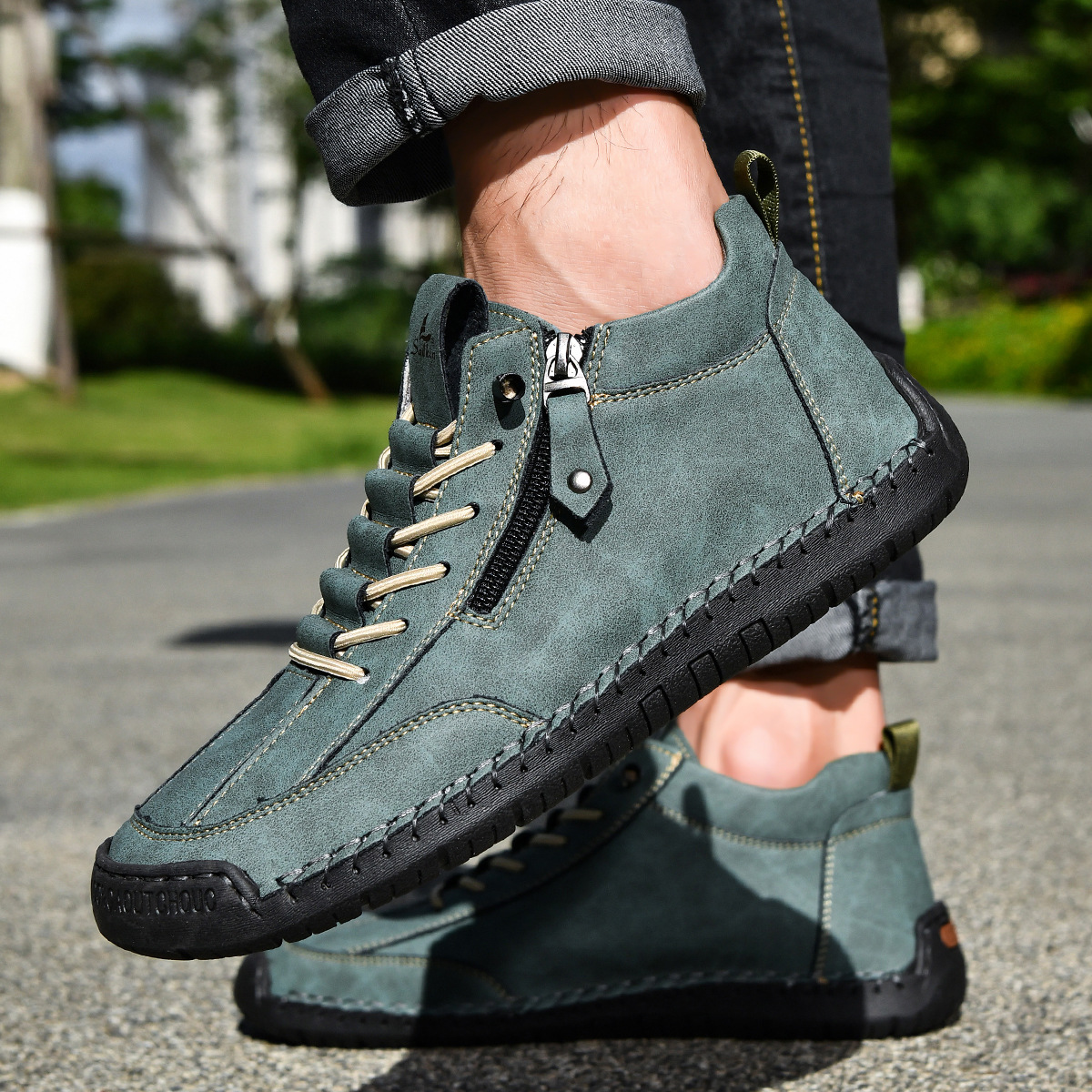 Giovanni | Scarpe in Nabuk con Zip