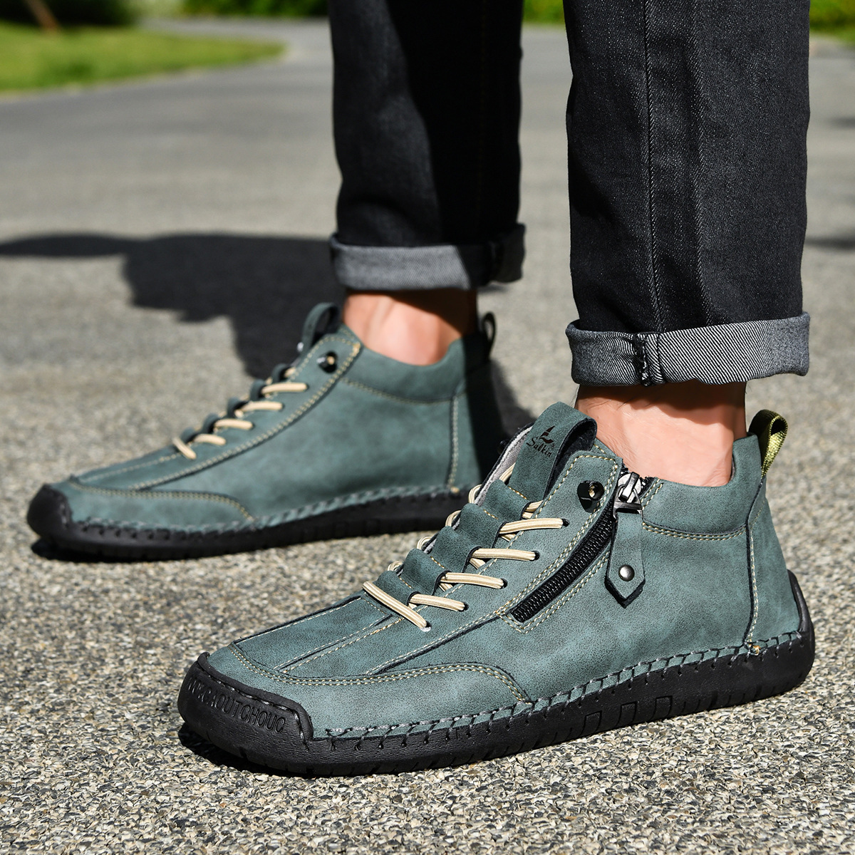 Giovanni | Scarpe in Nabuk con Zip