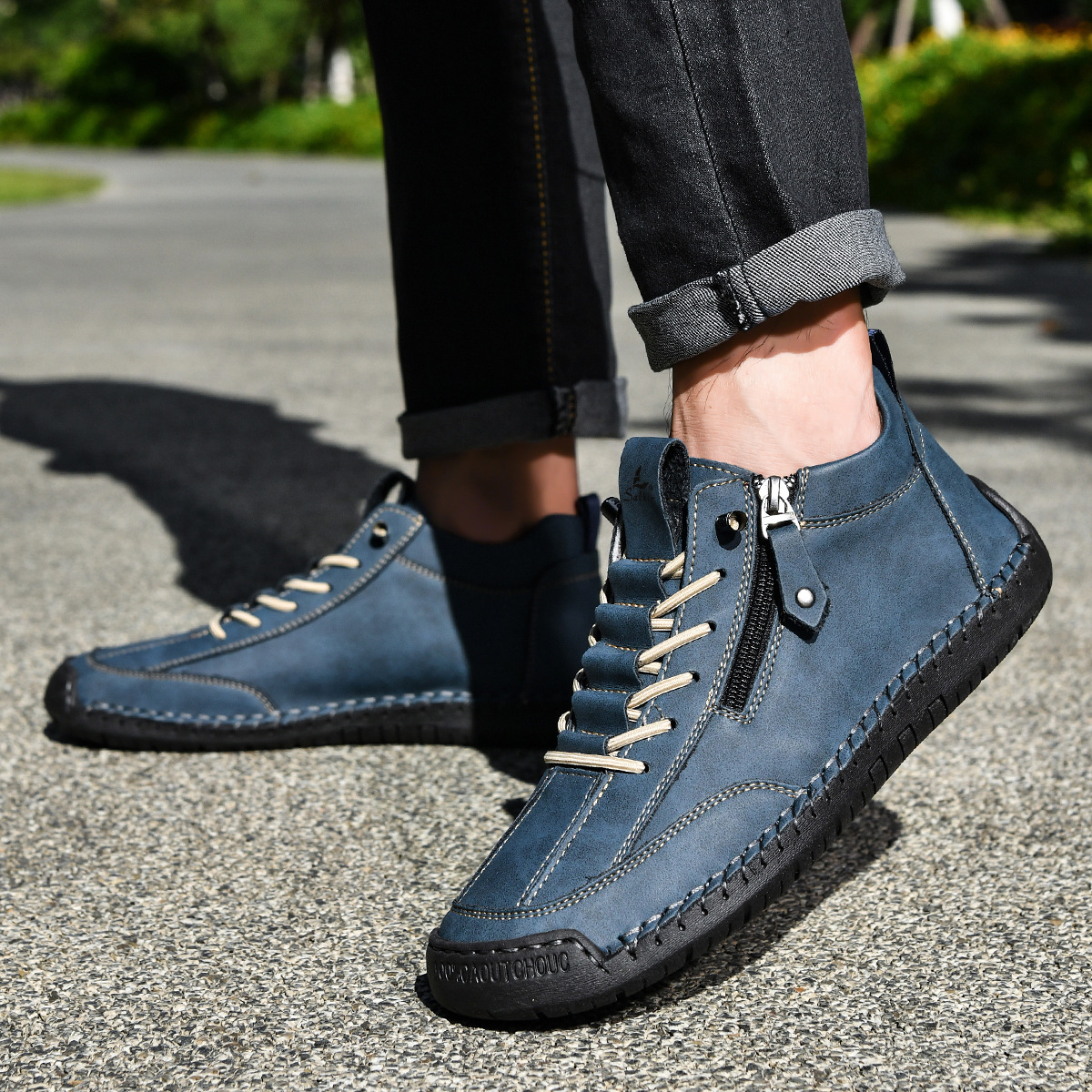 Giovanni | Scarpe in Nabuk con Zip