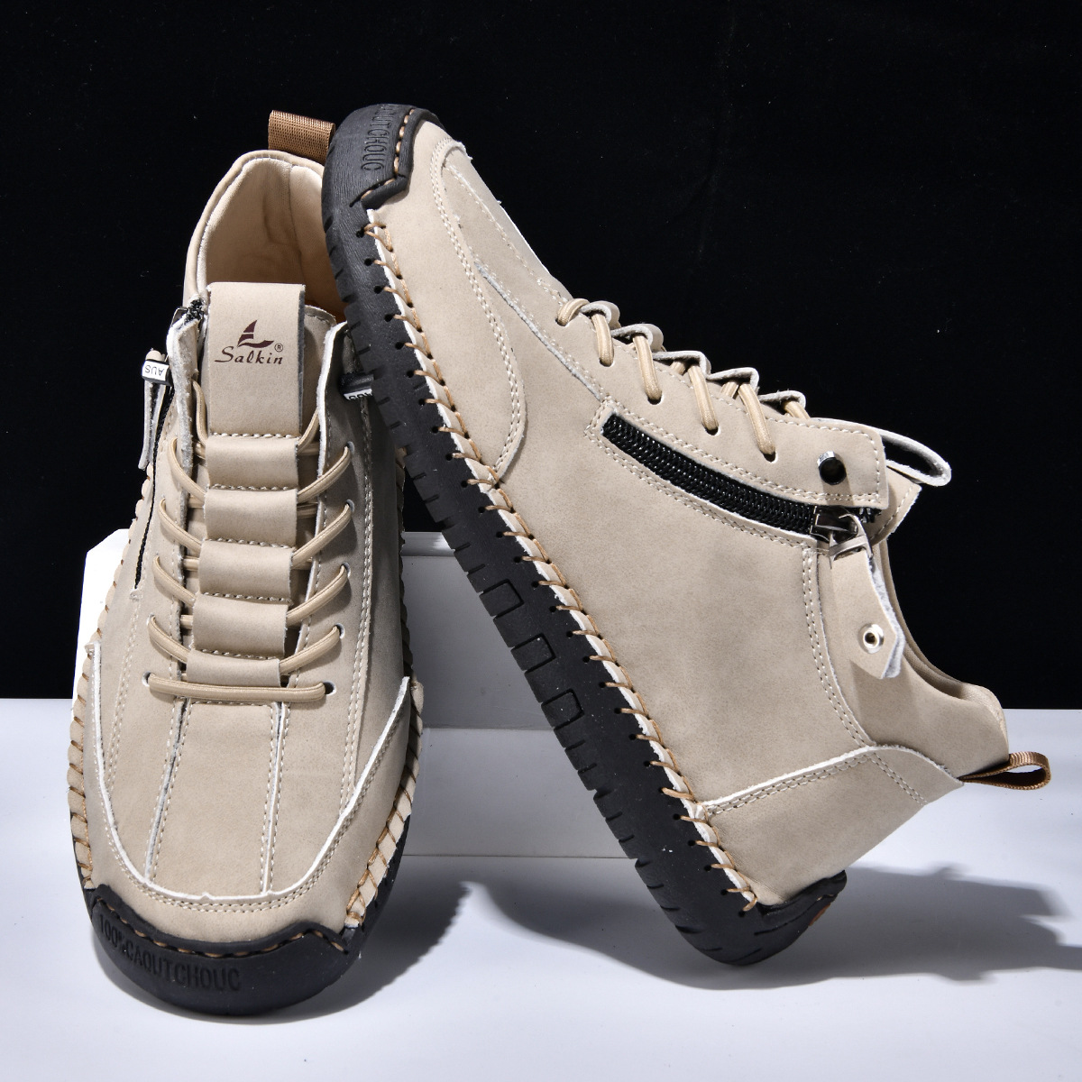 Giovanni | Scarpe in Nabuk con Zip