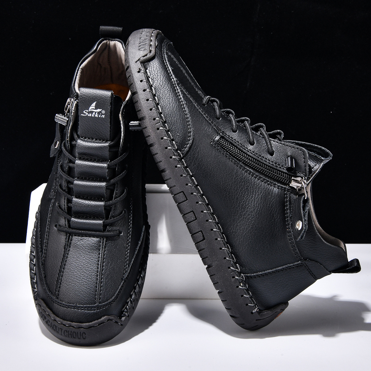 Giovanni | Scarpe in Nabuk con Zip