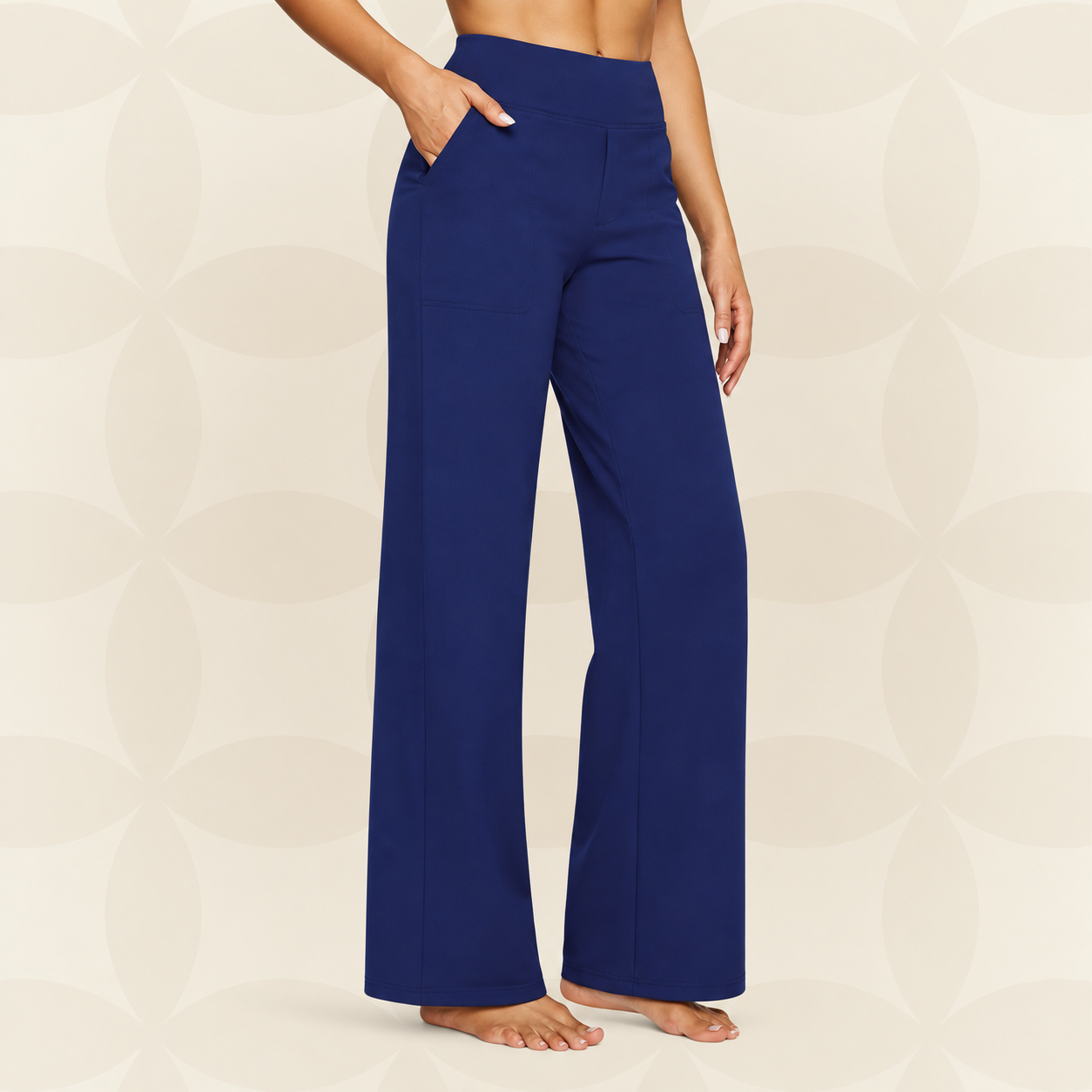 Pantaloni a Gamba Larga Eleganti e Comodi