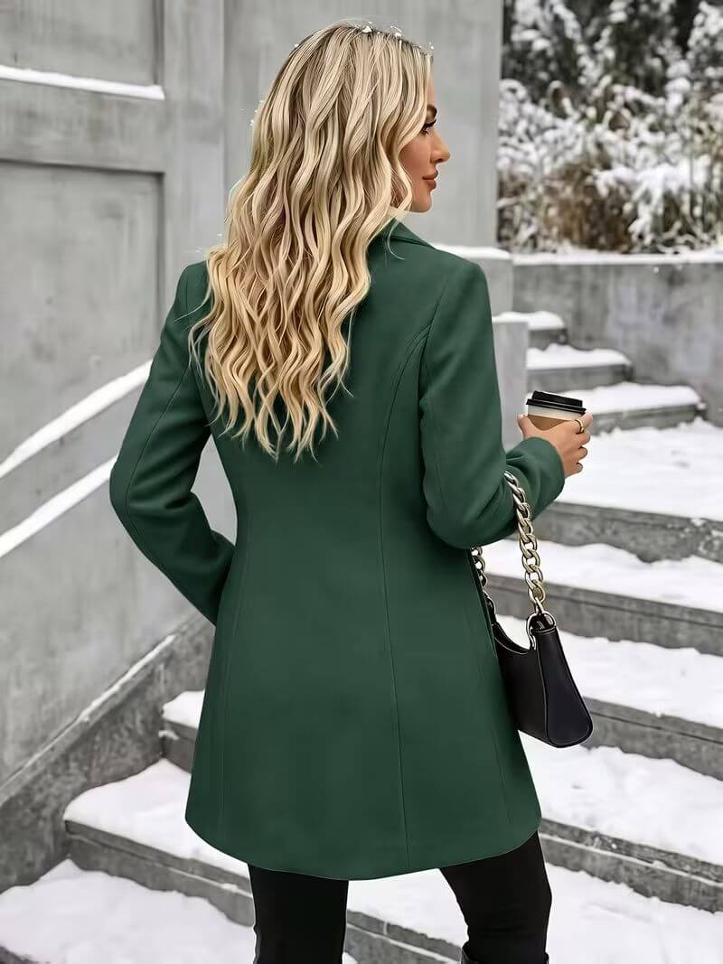 Eline™ - Cappotto Confortevole con Colletto Alto