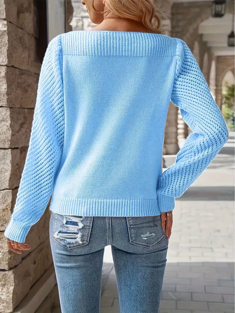 Emma™ - Maglione Traspirante a Maniche Lunghe con Collo Rotondo