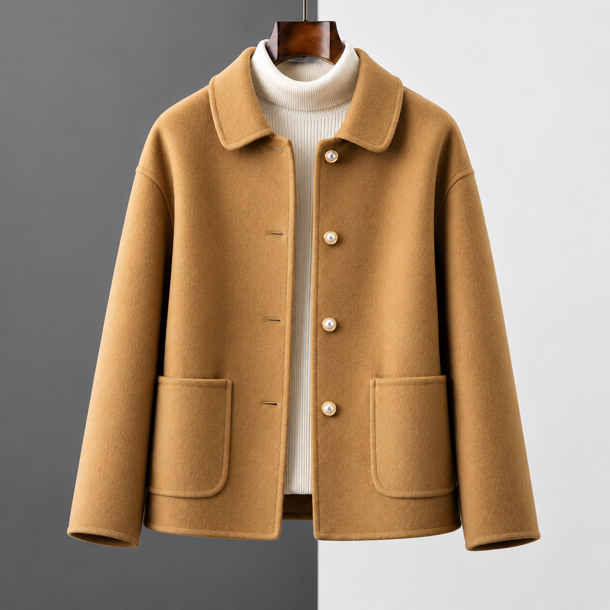 Clara™ Giacca Crop in Cashmere