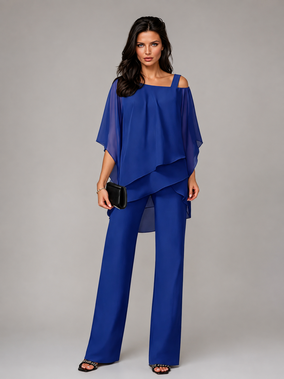 Alessia™ | Completo Elegante a Due Pezzi con Top Fluido