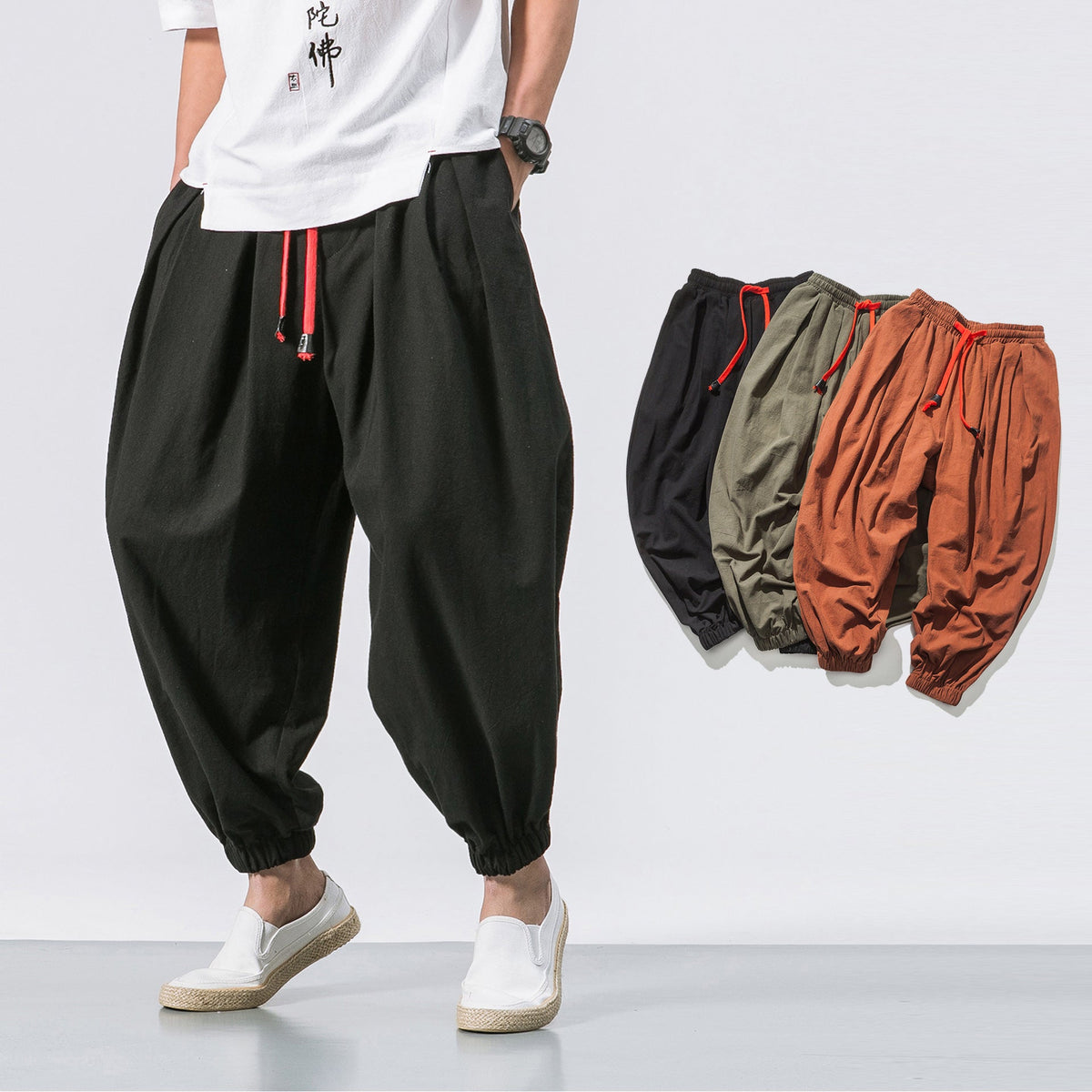 Gino | Pantaloni Oversize in Cotone