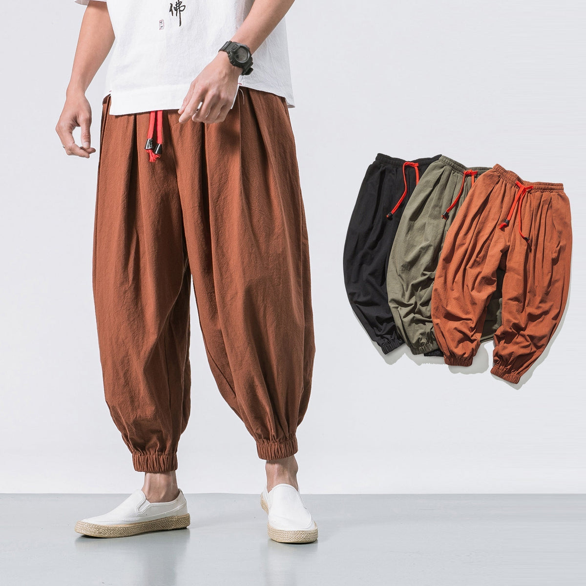 Gino | Pantaloni Oversize in Cotone