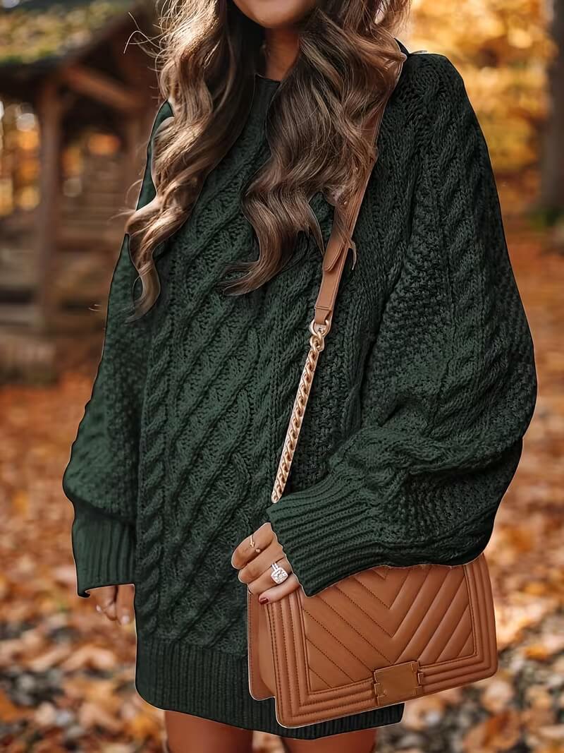 Heidi™ | Abito Maglione in Maglia Strutturata