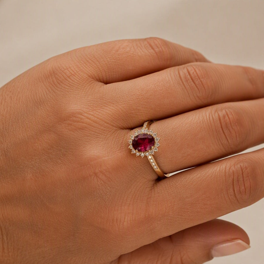Anello Statement Halo Cimelio