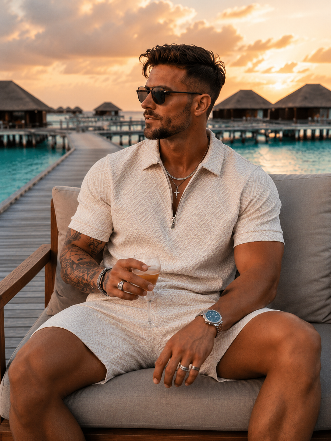 Completo Estivo Camicia e Pantaloncini in Lino