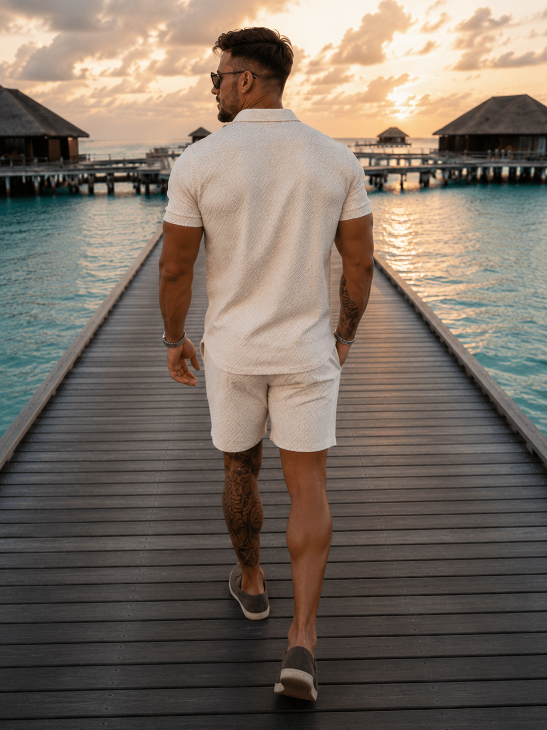 Completo Estivo Camicia e Pantaloncini in Lino