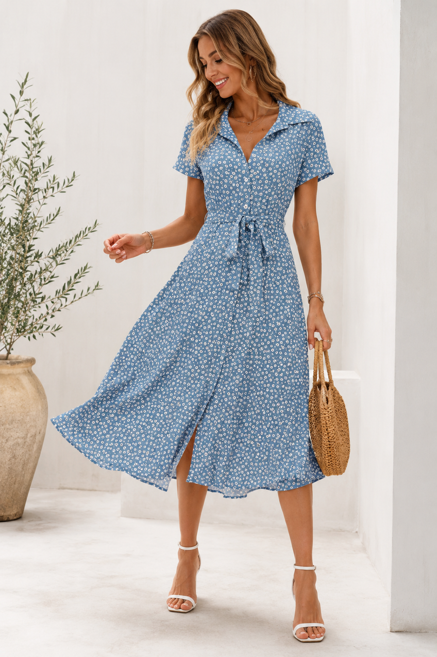 🎁 Vestito Elena Summer Bloom (100% di sconto)