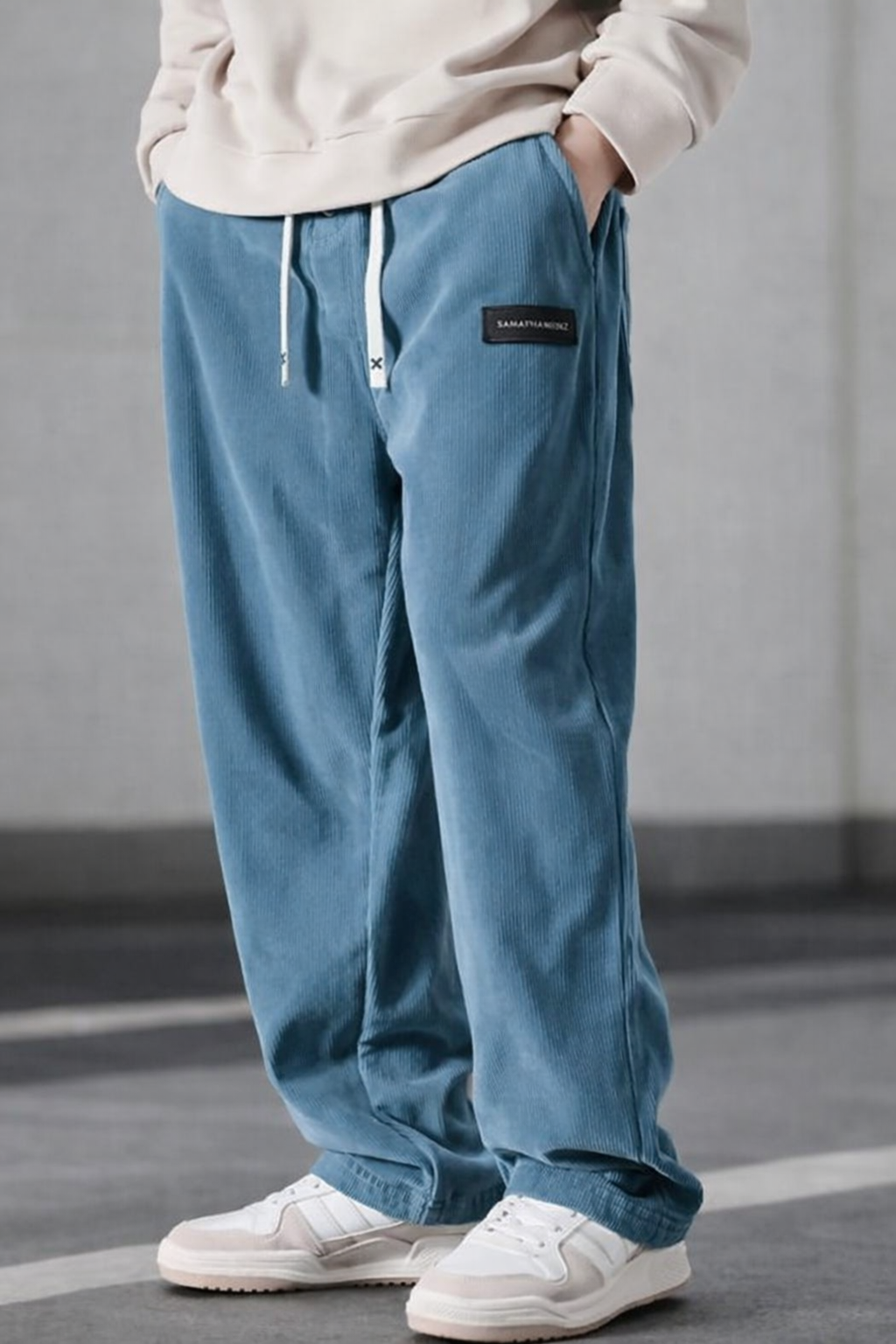Corrado | Pantaloni Eleganti in Velluto a Coste