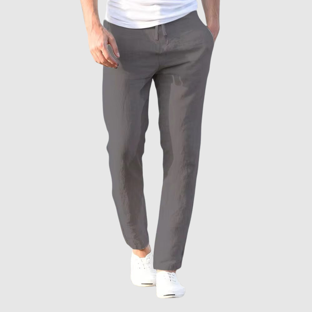 Mauro | Pantaloni Leggeri in Lino