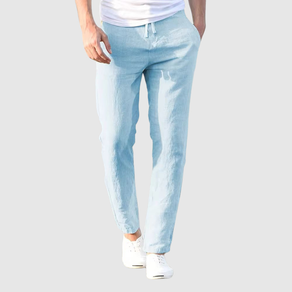 Mauro | Pantaloni Leggeri in Lino