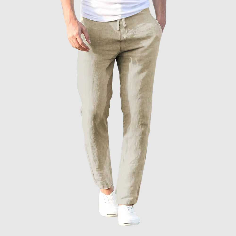 Mauro | Pantaloni Leggeri in Lino