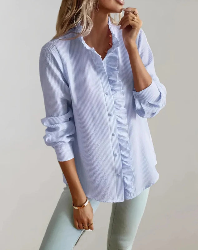 Natalie Blouse with Ruffles