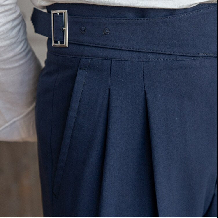 Nazario | Pantaloni Fluidi a Vita Alta