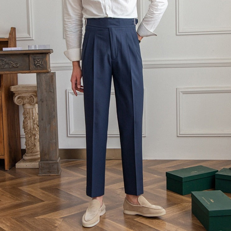 Nazario | Pantaloni Fluidi a Vita Alta