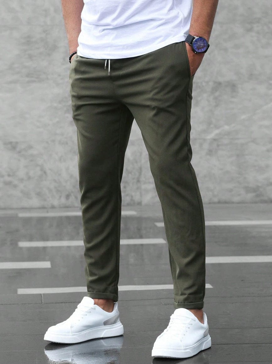 Marco | Pantaloni Elasticizzati in Twill