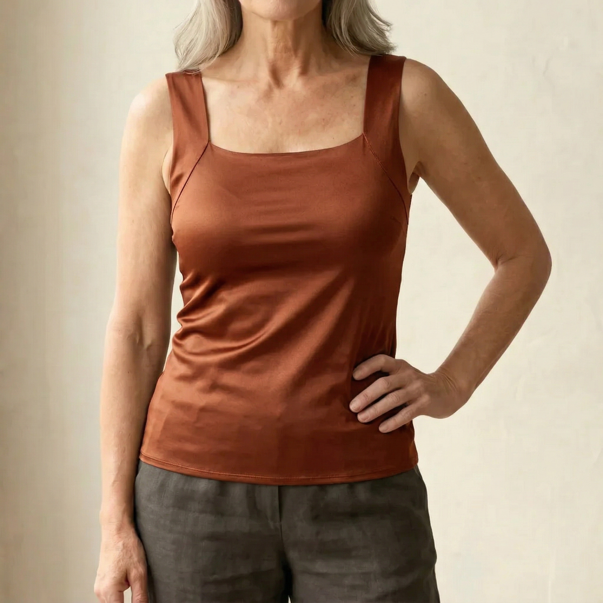 Roxanne | Canotta con Reggiseno Integrato
