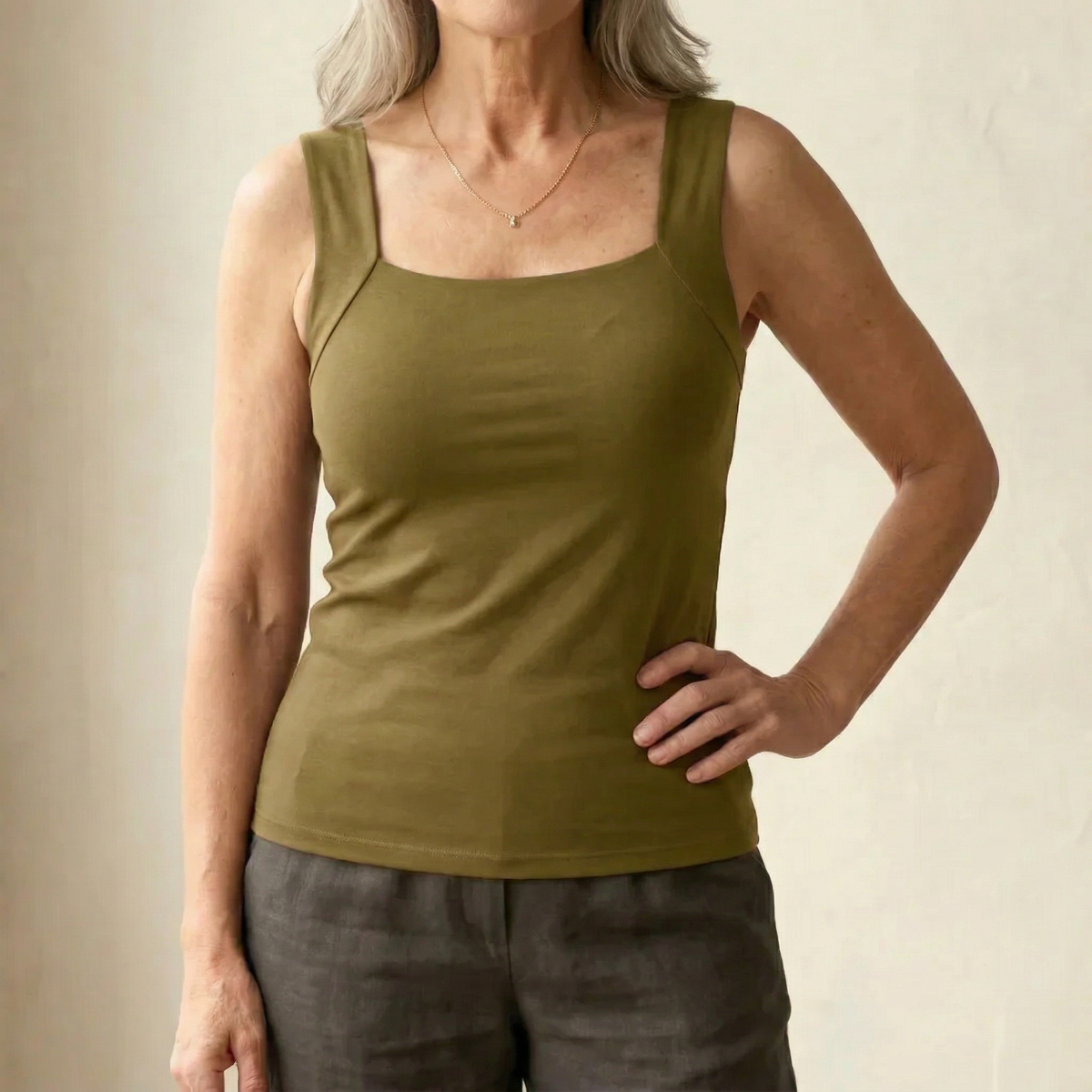 Roxanne | Canotta con Reggiseno Integrato