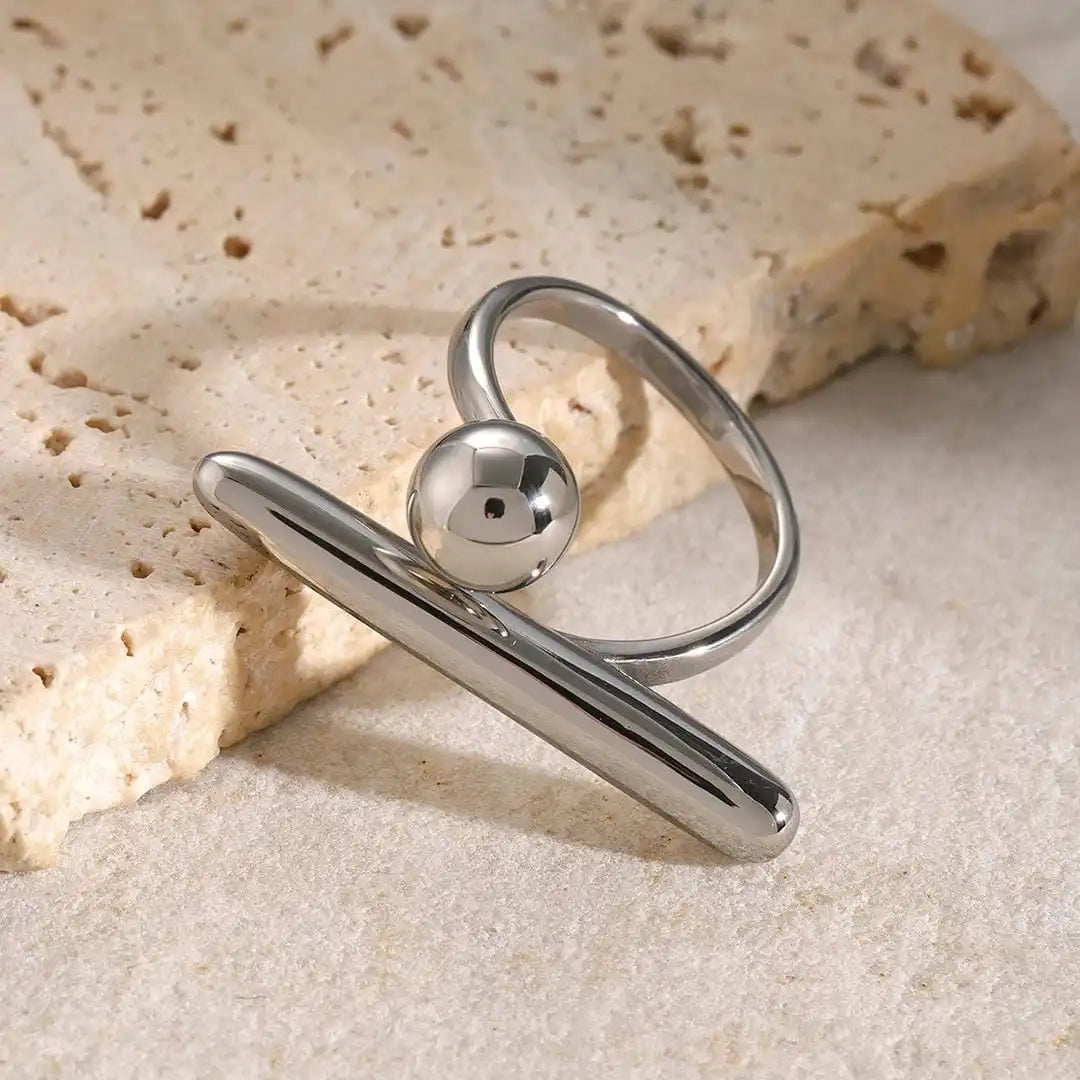 Anello Regolabile con Stella Dorata