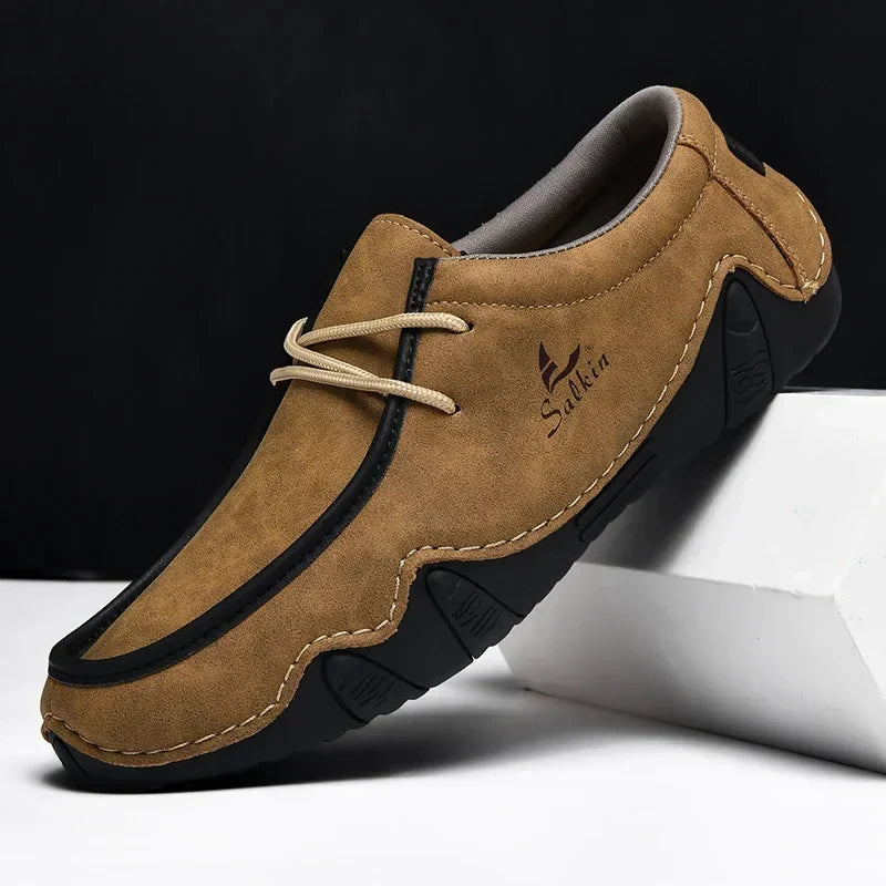 Valerio | Scarpe in Pelle con Plantare Anatomico