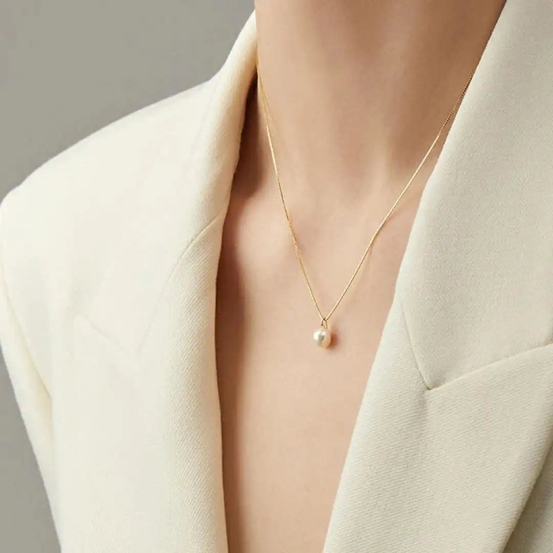 Collana Pendente Perla Senza Tempo