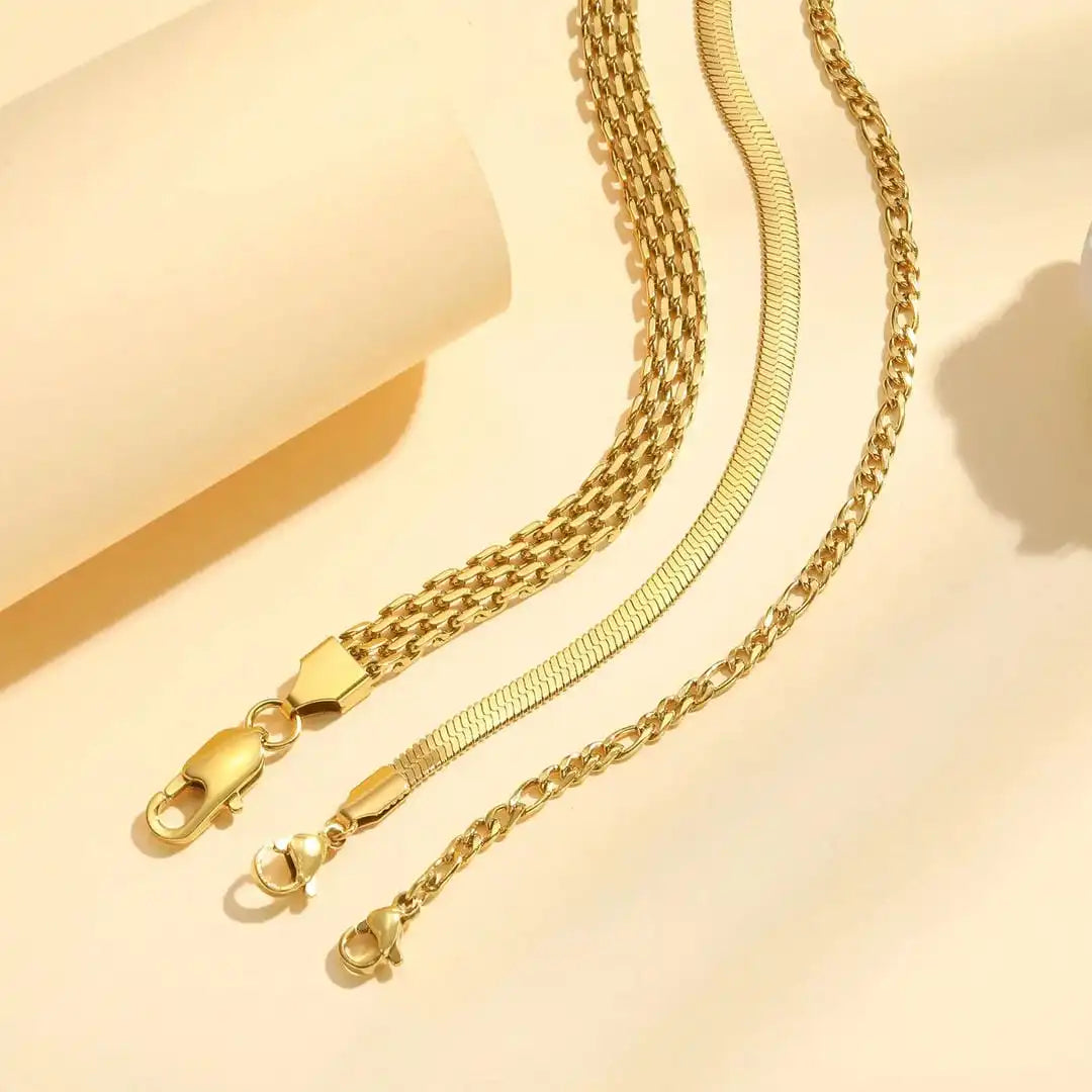 Set Bracciali Stackable Perla Dorata