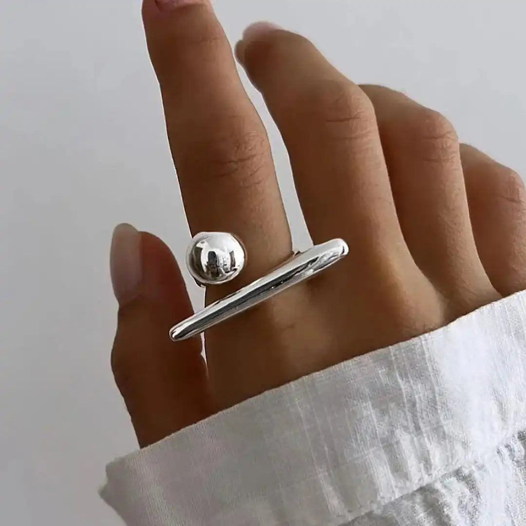 Anello Regolabile con Stella Dorata