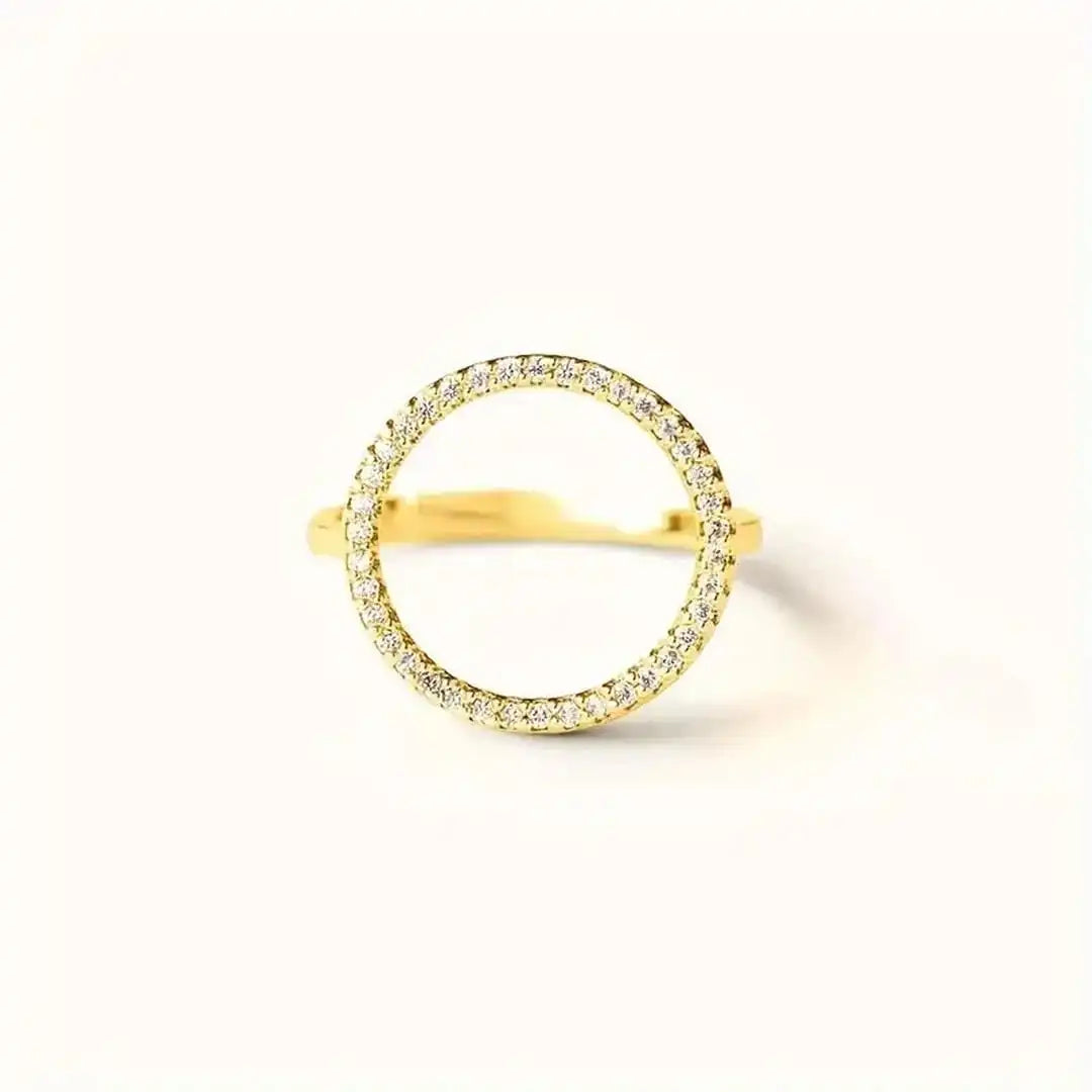 Anello Cerchio Zirconia Cubica Rotondo