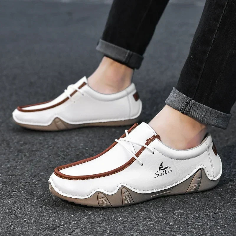 Valerio | Scarpe in Pelle con Plantare Anatomico