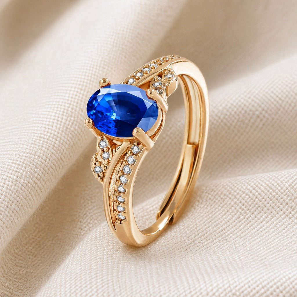 Anello Croce Vintage Zirconia Cubica