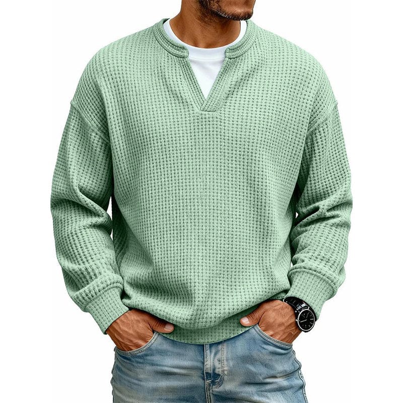 Bas | Maglione con Trama Waffle