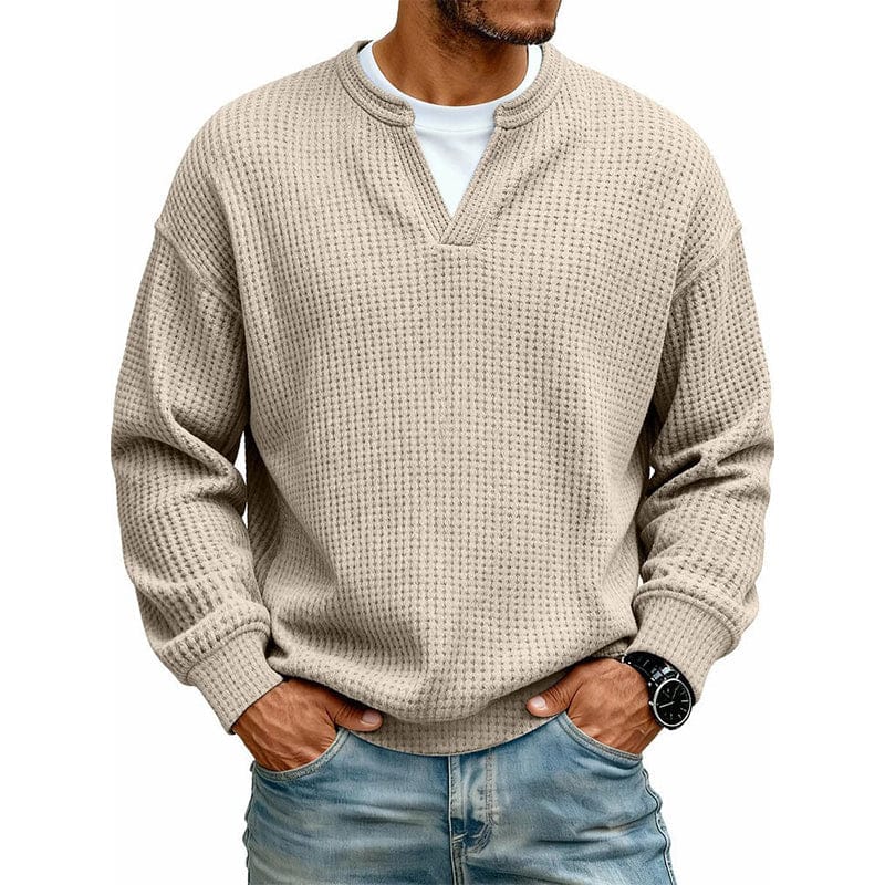 Bas | Maglione con Trama Waffle