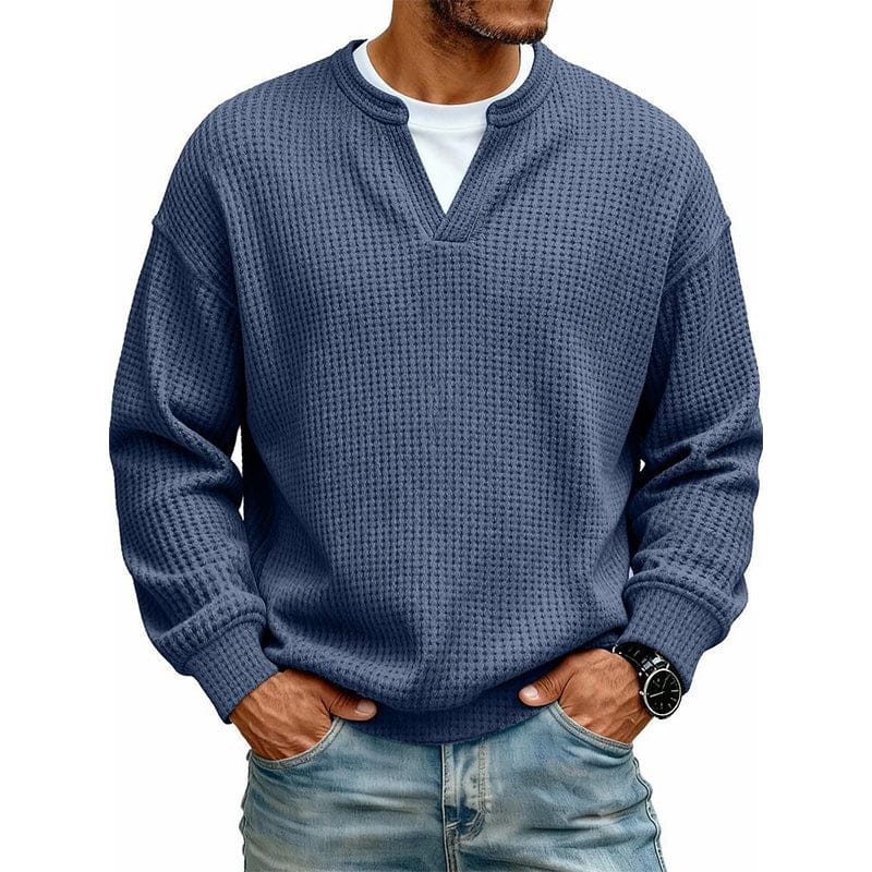 Bas | Maglione con Trama Waffle