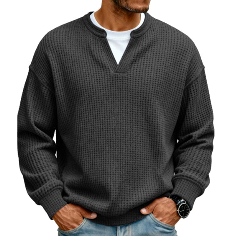 Bas | Maglione con Trama Waffle