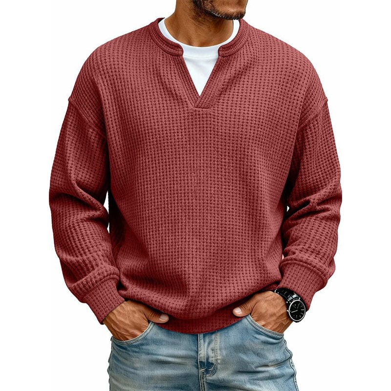 Bas | Maglione con Trama Waffle